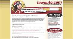 Desktop Screenshot of lowauto.com